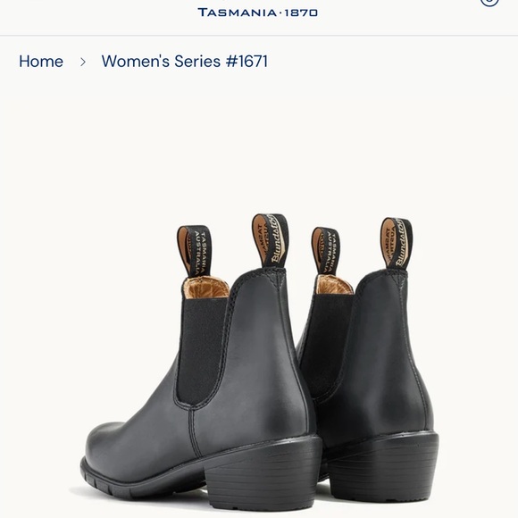 Blundstone Black Chelsea Ankle Boots - Picture 3 of 6